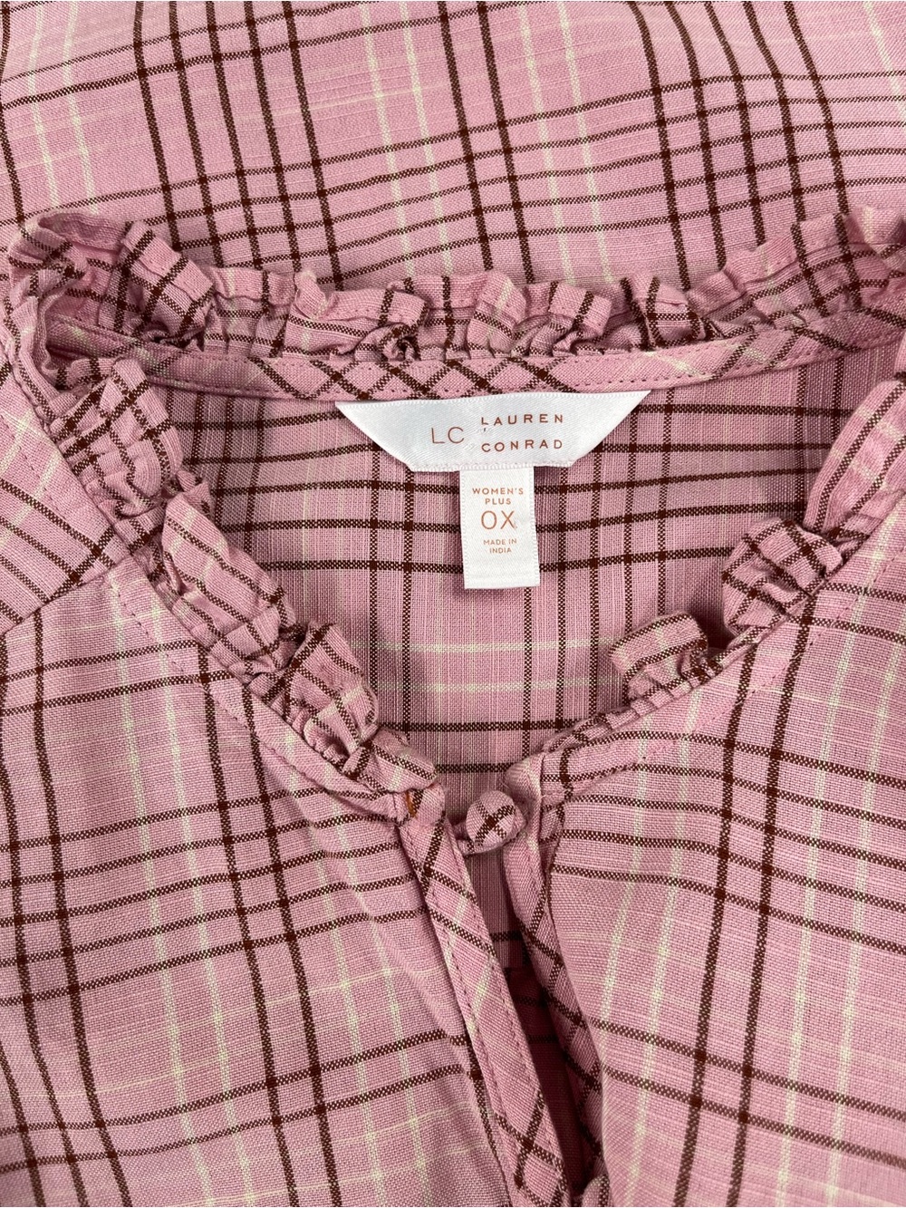 LC Lauren Conrad 0X blouse - Picture 6 of 8